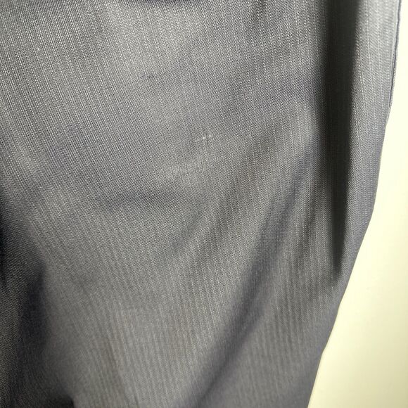 Pronto Uomo Platinum Pinstripe Suit Black 100% Wool size 44L 36 Waist - Picture 8 of 16